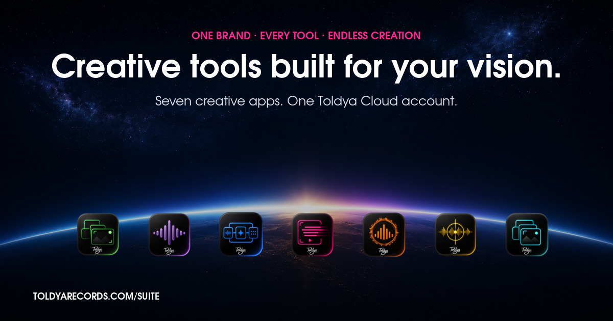 Toldya Creative Suite applications